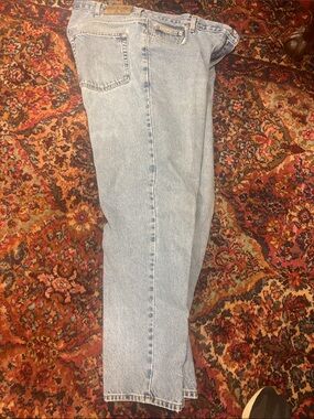 Calvin Klein Light Blue Relaxed Straight Jeans